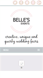 Mobile Screenshot of bellesevents.co.uk
